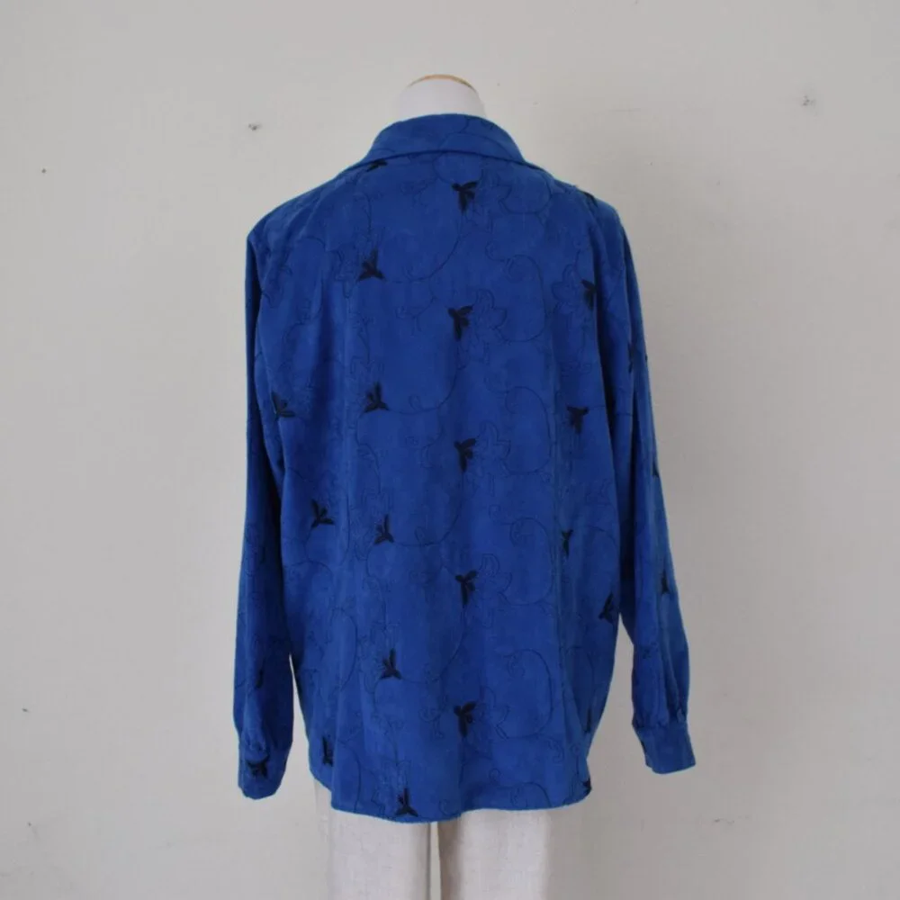 Lemon Grass Woman vintage blue